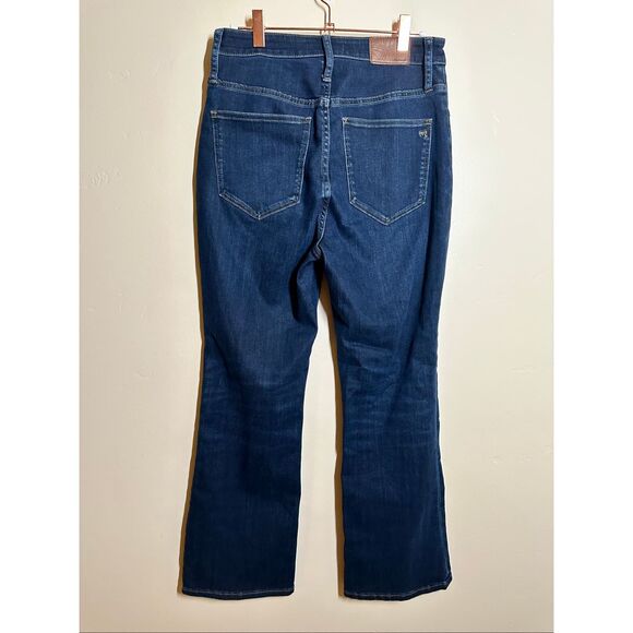 Madewell Curvy Cali Demi Bootcut Stretch Medium Blue Jeans Size 28 - Picture 6 of 7